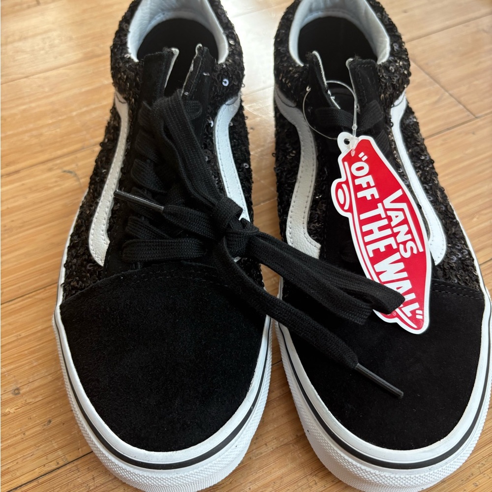 Vans Black and White Old Skool Sneakers